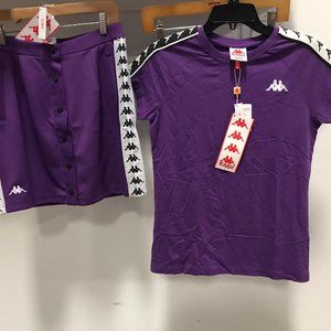 NWT KAPPA 2pc set Short for Women L